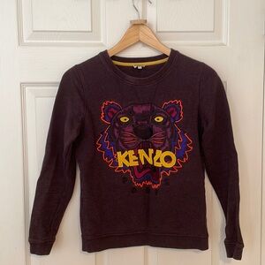 Kenzo tiger embroidered crewneck sweatshirt